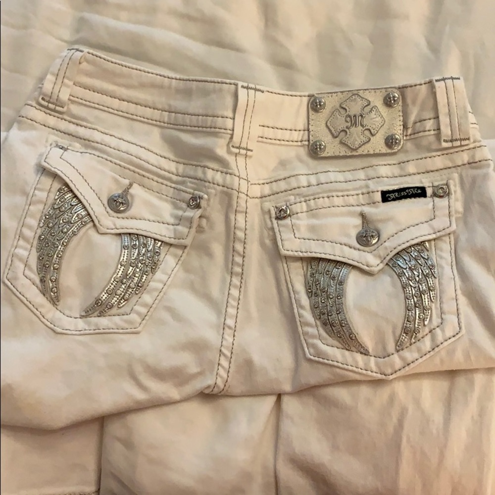 Miss Me White Skinny jeans